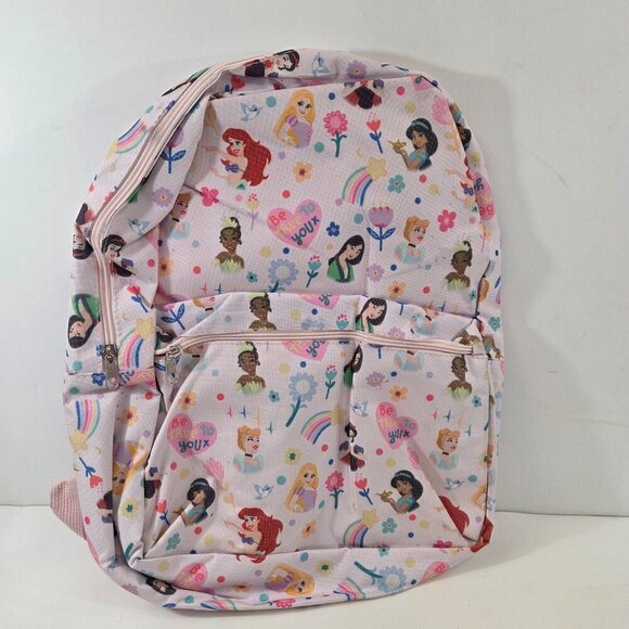 Kids Backpack Bundle DC Batman + Disney Princess Fast Forward Designs NWT - Picture 7 of 11